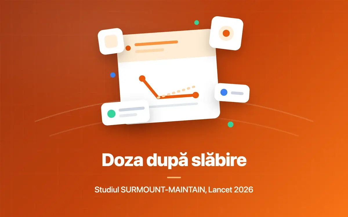 Scăderea dozei după slăbire: ce arată studiul SURMOUNT-MAINTAIN