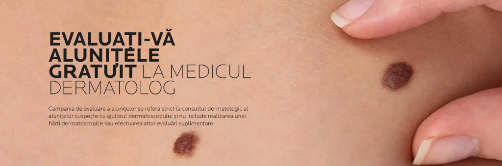 Evaluează-ți alunițele gratuit la medicul dermatolog